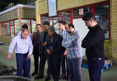 بازدید مدیران محترم تولید نیروی برق شهید رجایی از شرکت قطعات توربین شه...